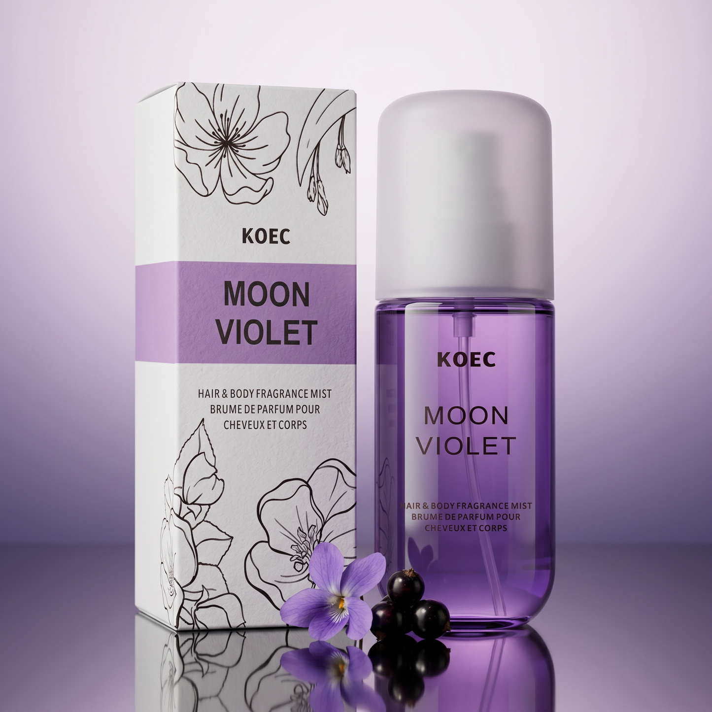KOEC Juniper Violet Body Mist