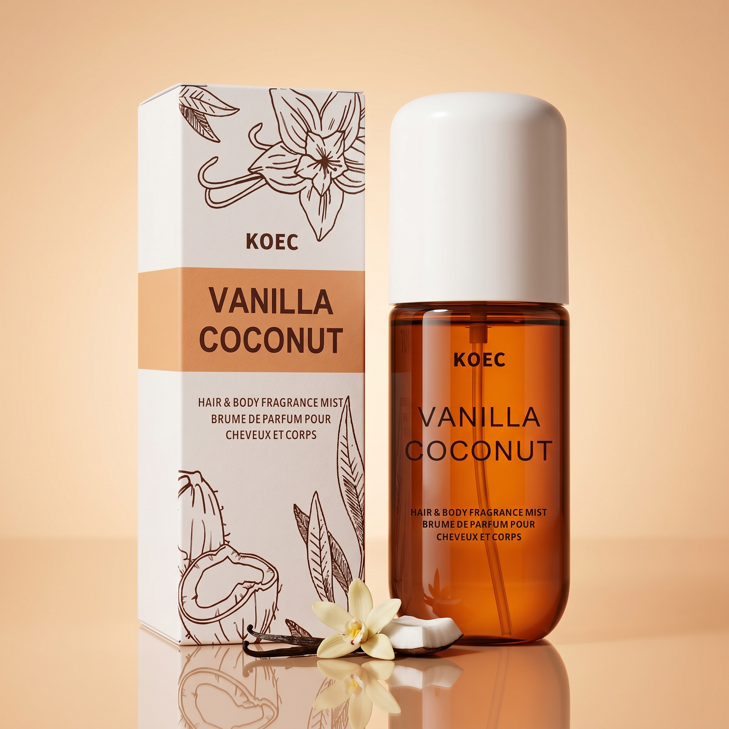 KOEC Vanilla Coconut Body Mist