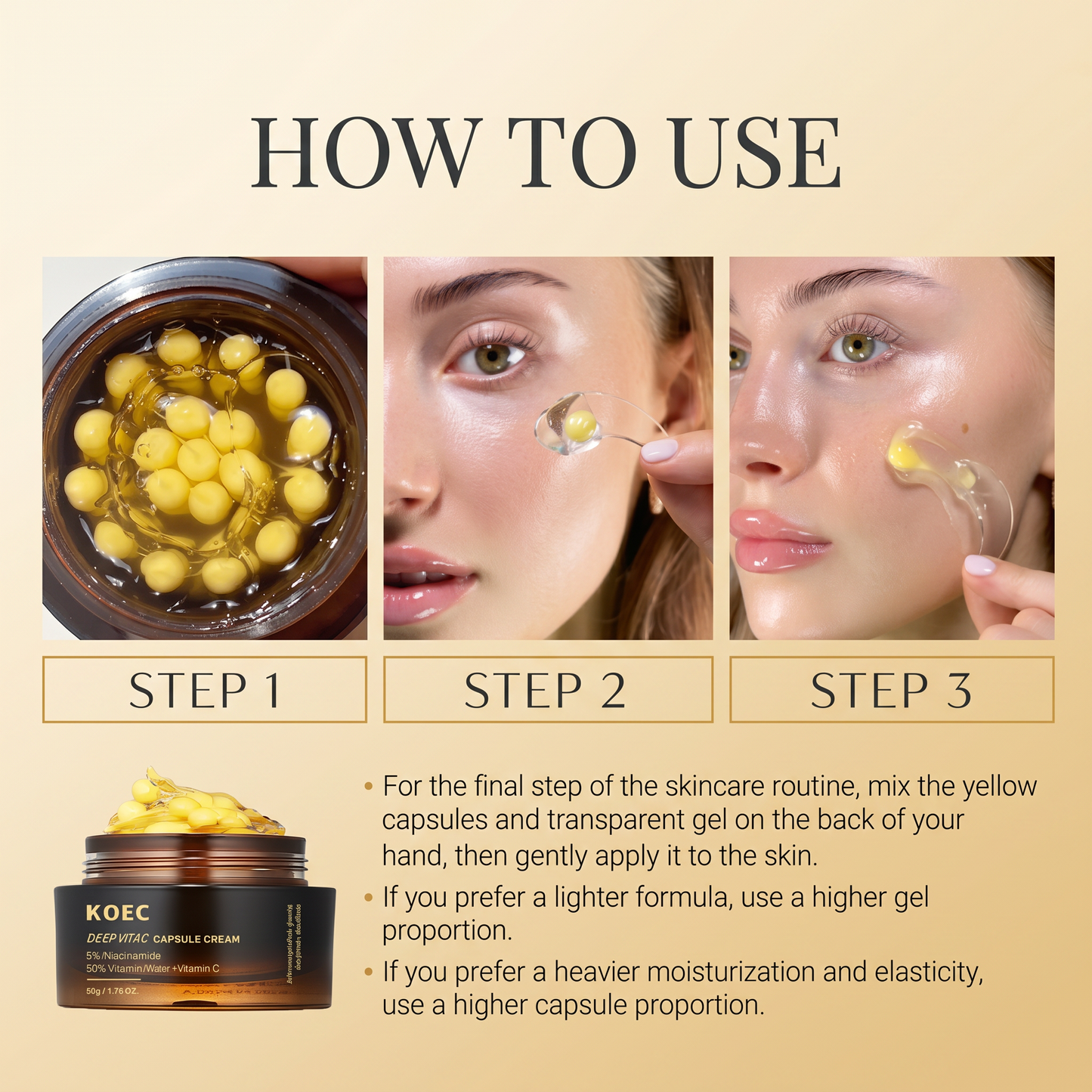 KOEC Deep Vita C Capsule Cream