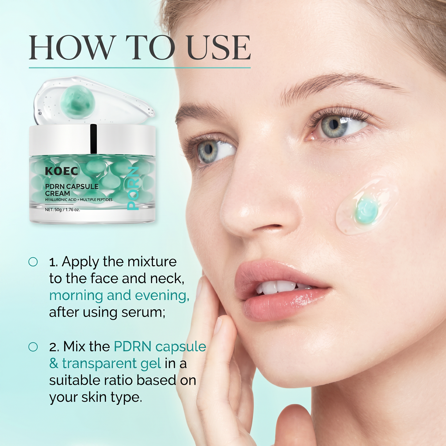 KOEC  Hyaluronic PDRN Capsule Cream