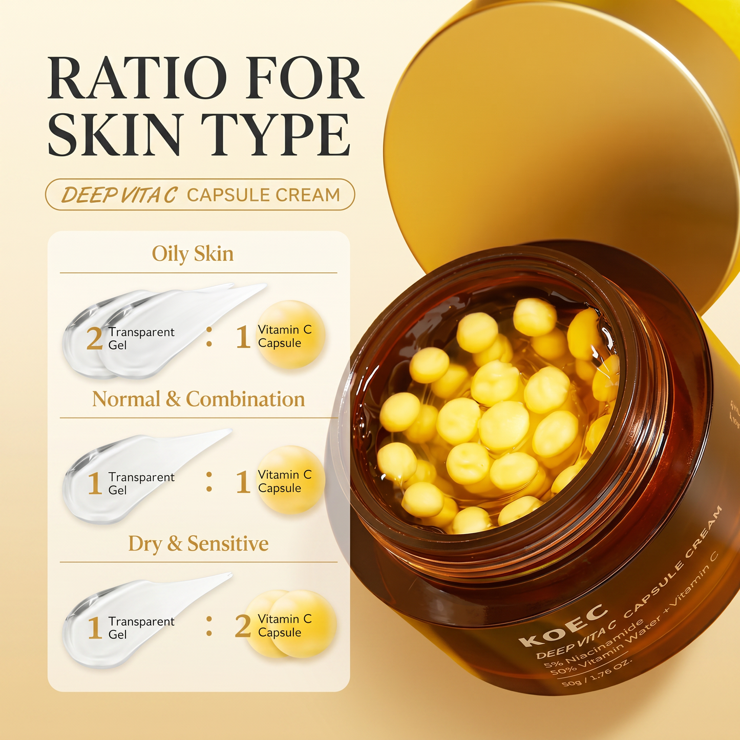 KOEC Deep Vita C Capsule Cream