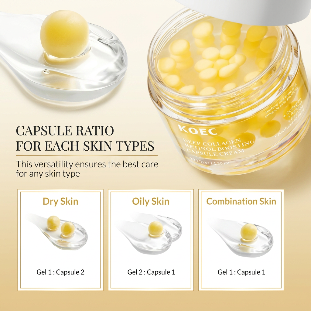 KOEC Deep Collagen Retinol Boosting Capsule Cream