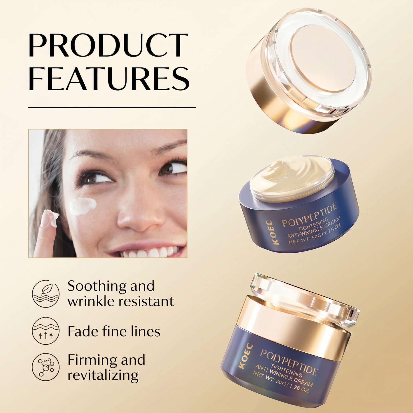 KOEC Polypeptide Tightening Anti-Wrinkle Cream