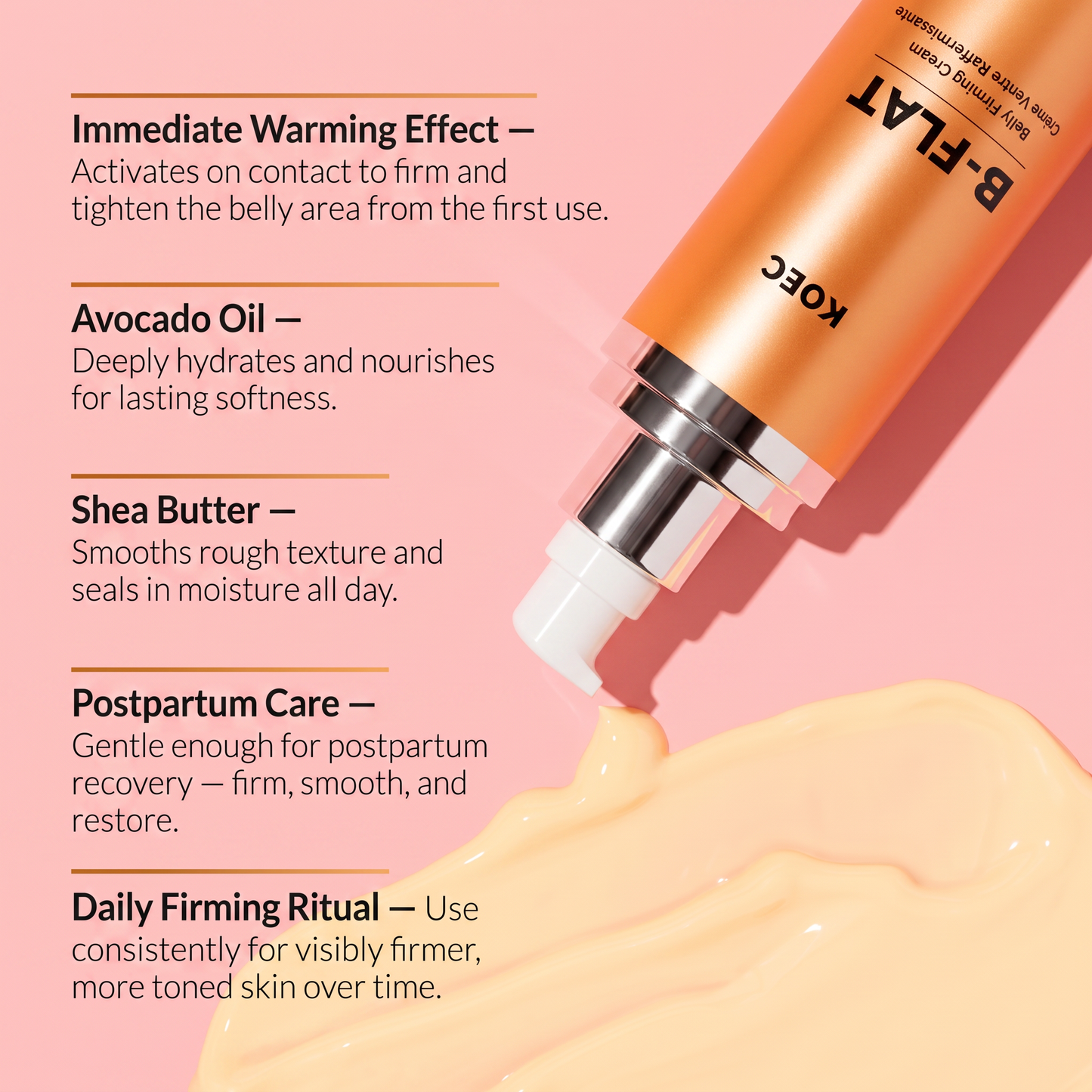 KOEC B-Flat Stretch Mark Firming Cream