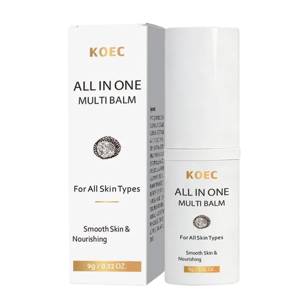 KOEC White Truffle Multi Balm Stick & PDRN Pink Collagen Volume Serum Stick, Moisturizing Glowy Fade Fine Lines Firming Skincare